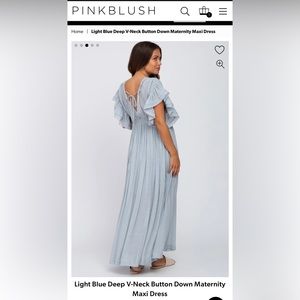 Pink Blush Maternity Dress